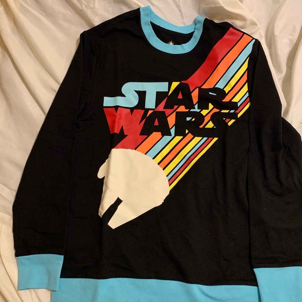 Disney parks Star Wars women Long Sleeve sweater - Black and Blue